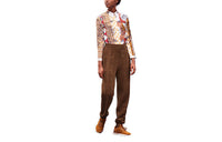 HERMES Casual Pants Women's Brown