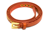 PRADA Leather Belts Unisex Orange