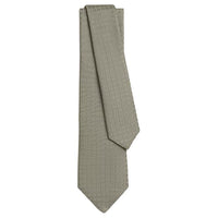 HERMES Mulberry Silk Ties Men's Sage Green