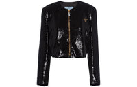 PRADA Sequin embellished Cropped Jacket