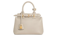 CELINE Soft Cow Leather Shoulder Bag Crossbody Bag Handbag Women's Light Stone Color