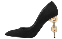 HERMES High Heels Women's Black