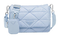 PRADA Fabric Crossbody Bag Shoulder Bag Women's Light Blue