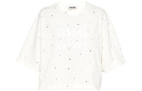 MIU MIU Crop Tops Women's Ivory White