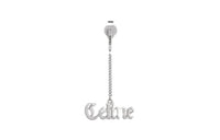 CELINE 925 Sterling Silver Earrings Women's