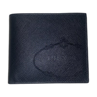 PRADA Leather Wallet Men's Black