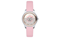 DIOR Wrist Watch Automatic Mechanical Movement Fabric Strap White Dial Women's