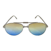 DIOR Aviator Sunglasses Men's Silver/Blue