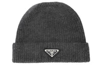 PRADA Triangle logo Wool cashmere Beanie