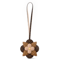 LOUIS VUITTON Cowhide Leather Pendants Women's Brown