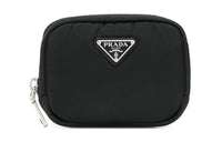 PRADA Nylon Wallet Mini Unisex Black