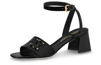 LOUIS VUITTON Shake One Strap Sandals Women's Black