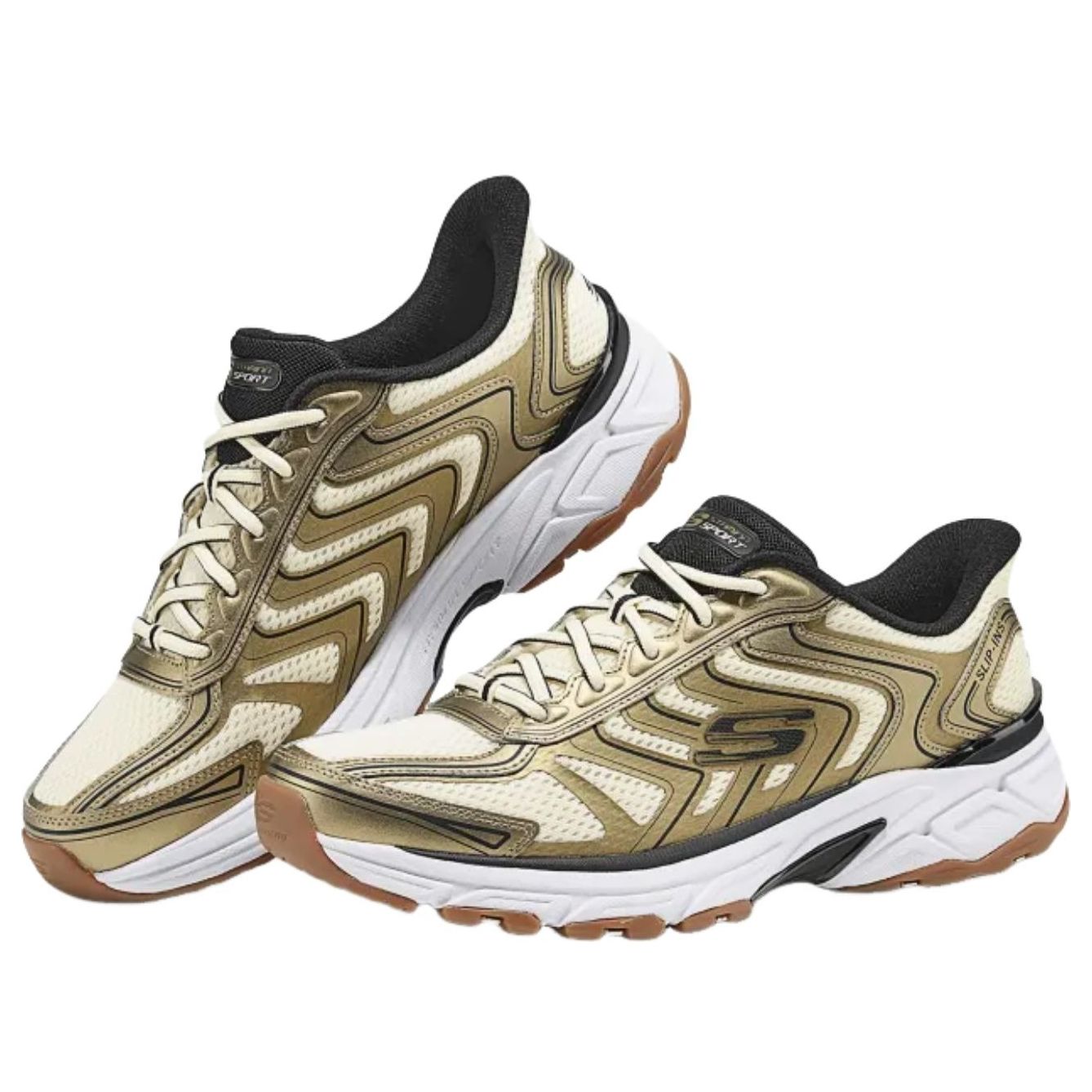 Skechers Stamina 'Gold Black White' 233150-GDBK