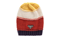 PRADA Wool Cashmere Metal Beanies Women's Multicolor