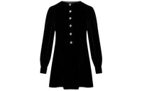 SAINT LAURENT Long-Sleeved Dresses Women's Black