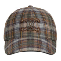 CELINE Triomphe Baseball Cap In Cashmere