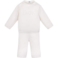 DIOR Infant And Toddler Suit Ivory Baby