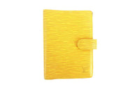 LOUIS VUITTON Epi Cow Leather Wallet Regular Unisex Yellow