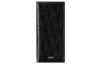 DIOR Leather Card Holder Wallet Men's Black