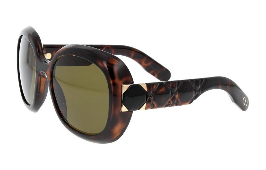 DIOR - Irregular Shape Sunglasses Women's Tortoiseshell