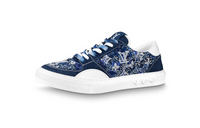 LOUIS VUITTON Ollie Low-Top Stylish Skateboarding Shoes Men's Blue White