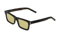 SAINT LAURENT Irregular Shape Sunglasses Women's Brown