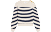 CELINE Striped Crewneck Knitted Jumper
