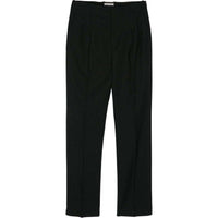 SAINT LAURENT Metallic Striped Straight Trousers