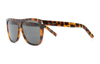 SAINT LAURENT Square Sunglasses Men's Amber