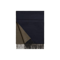 HERMES Cashmere Knit Scarves Men's Navy