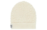 MIU MIU Virgin Wool Beanies Women's Ecru