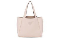 PRADA Calfskin Handbag Women's Lotus Pink