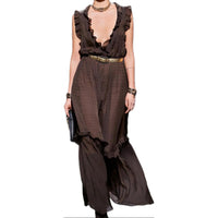 CHANEL 24 New Spring And Summer Arrivals Sleeveless Dress Women's Brown