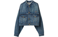 MIU MIU FW23 Denim Jacket Women's Blue