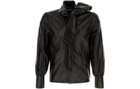 SAINT LAURENT Bow Detailed Long Sleeved Shirt