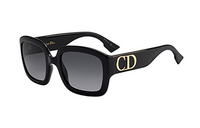 DIOR Square Sunglasses Women's Black