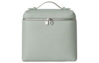 Loro Piana ExtraPocket Leather Backpack Women's Eucalyptus Color