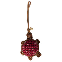 MIU MIU Fabric Bag Accessory Unisex Tobacco & Fuchsia
