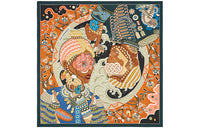 HERMES Silk Scarves Women's Jasper