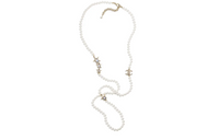 CHANEL Necklaces Women's White
