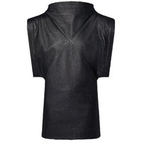 LOUIS VUITTON Portrait Collar Leather Dress