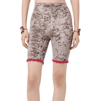CHANEL 24 Fall And Winter Casual Shorts Women's Light Brown Peach