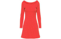 MIU MIU Long-Sleeved Dresses Women's Red