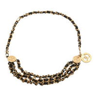 CHANEL 1980s Interlocking-CC Belt