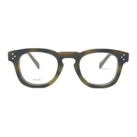 CELINE Keratin Oval Eyeglass Frames Unisex Tortoiseshell