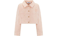 DIOR Jackets Coats Kids' Apparel SS23 Girls Peach Pink Kids'