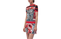 HERMES T-Shirt Women's Rouge Mixed Color