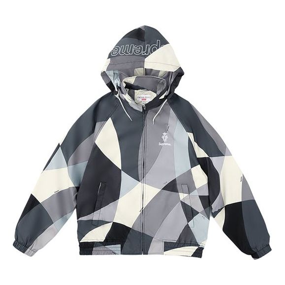 Supreme x Emilio Pucci Sport Jacket 'Black Grey White' SUP-SS21-781