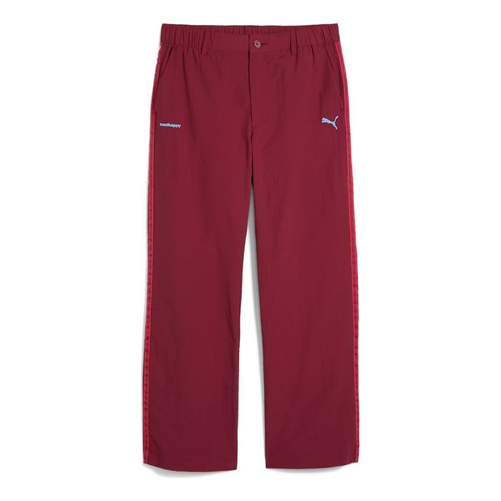 PUMA x MADHAPPY Nylon Track Pants 'Team Regal Red' 635338-90