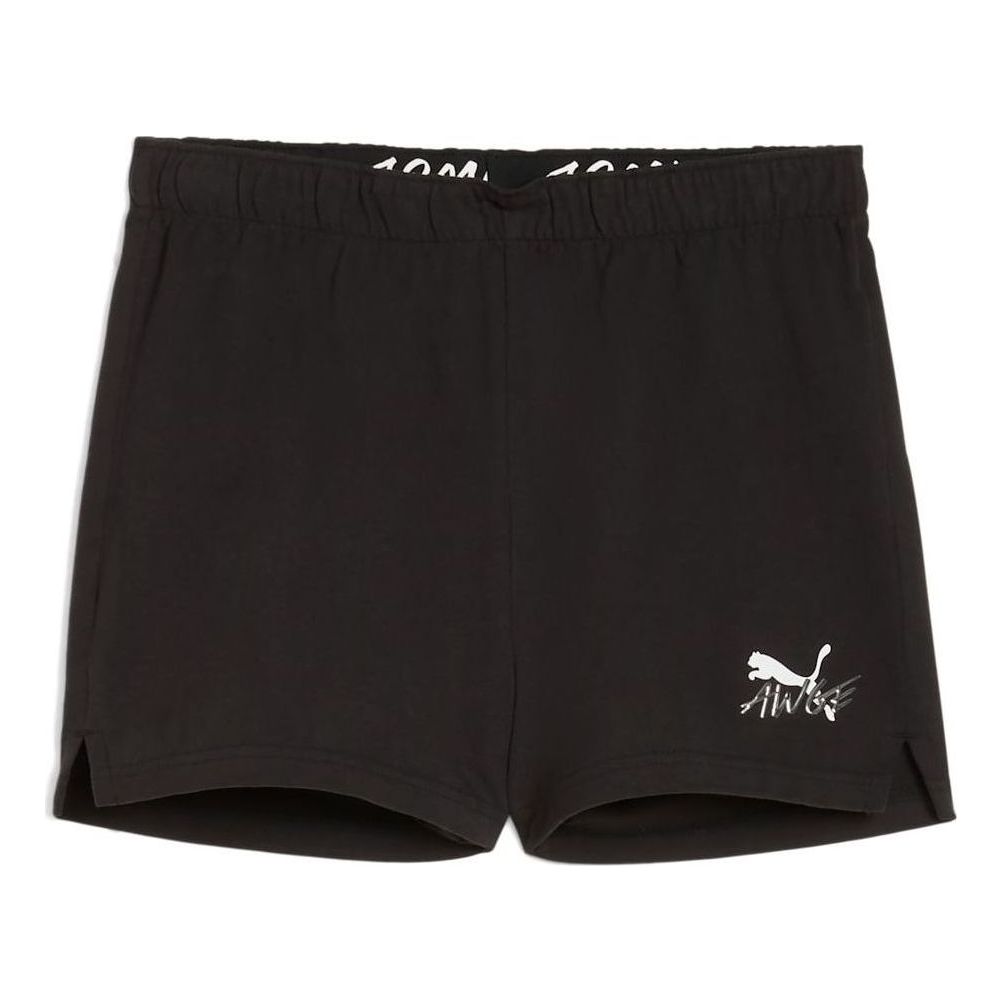 (WMNS) PUMA x A$AP ROCKY Jersey Shorts 'PUMA Black' 635071-01